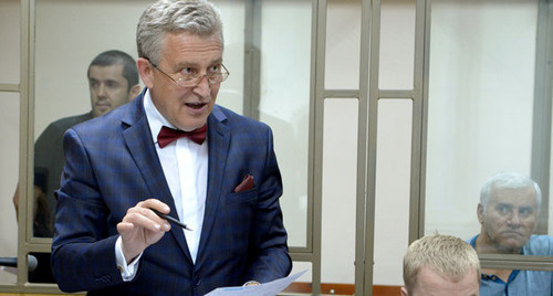 Advocate Vladimir Postanyuk at the court session, Rostov-on-Don, June 2014. Photo by Oleg Pchelov for the ‘Caucasian Knot’. Advocate Vladimir Postanyuk at the court session, Rostov-on-Don, June 2014. Photo by Oleg Pchelov for the ‘Caucasian Knot’.