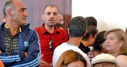 At the courtroom during the trial in the case against Volodya Avetisyan. Yerevan, June 6, 2014. Photo by Armine Martirosyan for the "Caucasian Knot" At the courtroom during the trial in the case against Volodya Avetisyan. Yerevan, June 6, 2014. Photo by Armine Martirosyan for the "Caucasian Knot"