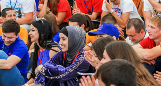 Participants of ‘Mashuk-2014’ Forum. Pyatigorsk, August 5, 2014. Photo: press-service of ‘Mashuk-2014’ Forum, http://www.facebook.com/mashuk2014 Participants of ‘Mashuk-2014’ Forum. Pyatigorsk, August 5, 2014. Photo: press-service of ‘Mashuk-2014’ Forum, http://www.facebook.com/mashuk2014