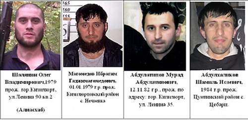 Alleged killers of the former head of the Kizilyurt GOVD Aitemir Salimgereev. Photo: website of Ministry of Interior for Dagestan, http://05.mvd.ru/news/item/2433660 Alleged killers of the former head of the Kizilyurt GOVD Aitemir Salimgereev. Photo: website of Ministry of Interior for Dagestan, http://05.mvd.ru/news/item/2433660
