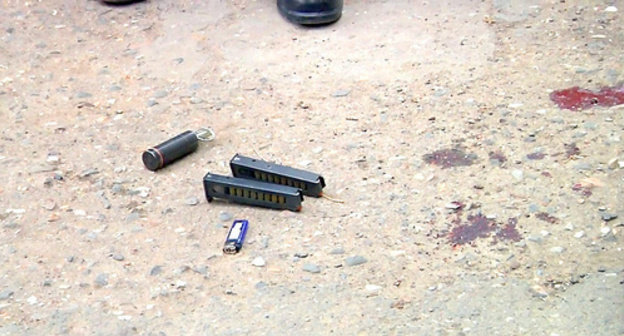 Crime scene. Photo: press-service of Ministry of Interior for Dagestan, http://05.mvd.ru Crime scene. Photo: press-service of Ministry of Interior for Dagestan, http://05.mvd.ru
