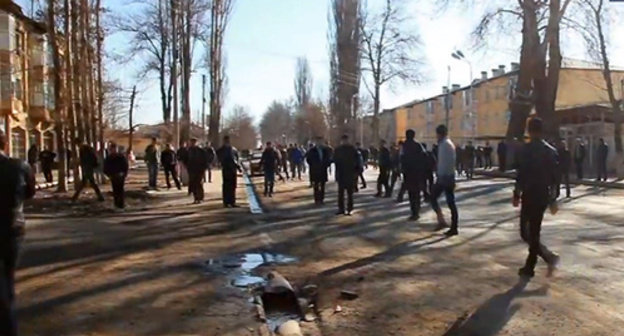 Riots in the city of Ismayilly (Azerbaijan) on January 24, 2013. Photo: screenshot of a video footage made by the "Caucasian Knot" correspondent, https://www.youtube.com/watch?v=a0SAmha5cwo Riots in the city of Ismayilly (Azerbaijan) on January 24, 2013. Photo: screenshot of a video footage made by the "Caucasian Knot" correspondent, https://www.youtube.com/watch?v=a0SAmha5cwo