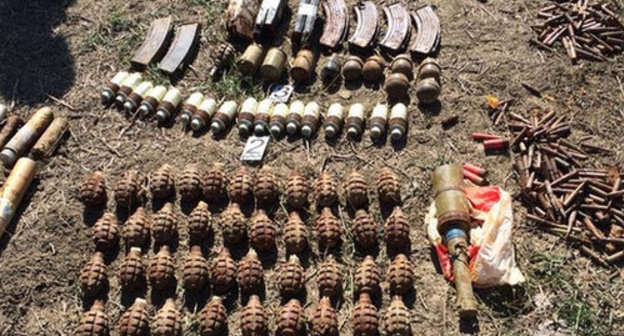 Ammunition found in a hiding. Babayurt District of Dagestan, July 2014. Photo nac.gov.ru Ammunition found in a hiding. Babayurt District of Dagestan, July 2014. Photo nac.gov.ru