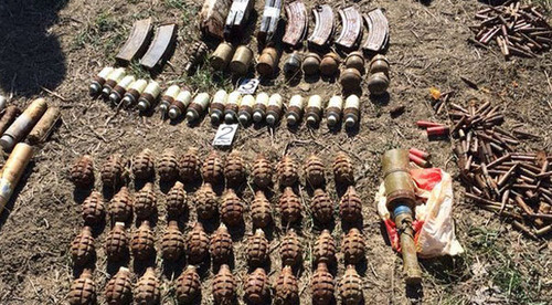 Ammunition found in a hiding. Babayurt District of Dagestan, July 2014. Photo nac.gov.ru Ammunition found in a hiding. Babayurt District of Dagestan, July 2014. Photo nac.gov.ru