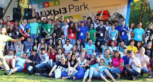 Participants of the fifth annual North-Caucasian Youth Forum "Mashuk-2014". Photo http://www.xn--80auecjmsdg1b.xn--p1ai/page/mozgovoy_shturm_na_kurorte Participants of the fifth annual North-Caucasian Youth Forum "Mashuk-2014". Photo http://www.xn--80auecjmsdg1b.xn--p1ai/page/mozgovoy_shturm_na_kurorte