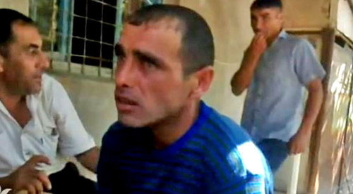 Karen Petrosyan, a resident of the border village of Chinari (in the centre). Photo http://rus.azatutyun.am/ Karen Petrosyan, a resident of the border village of Chinari (in the centre). Photo http://rus.azatutyun.am/