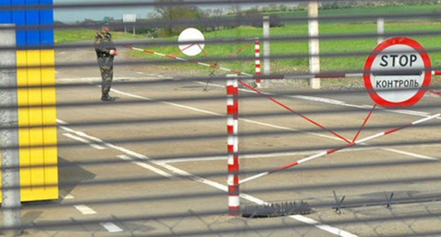 The check point in Rostov Region on the border with Ukraine working under the simplified scheme. Photo by Filipp Ivaschenko for the "Caucasian Knot" The check point in Rostov Region on the border with Ukraine working under the simplified scheme. Photo by Filipp Ivaschenko for the "Caucasian Knot"