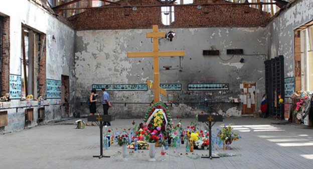 Memorial for the victims of terror act. Photo by Emma Marzoeva for the ‘Caucasian Knot’. Memorial for the victims of terror act. Photo by Emma Marzoeva for the ‘Caucasian Knot’.