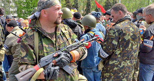 Serviceman of battalion ‘Vostok’, Donetsk. Photo by Andrei Butko, http://ru.wikipedia.org Serviceman of battalion ‘Vostok’, Donetsk. Photo by Andrei Butko, http://ru.wikipedia.org