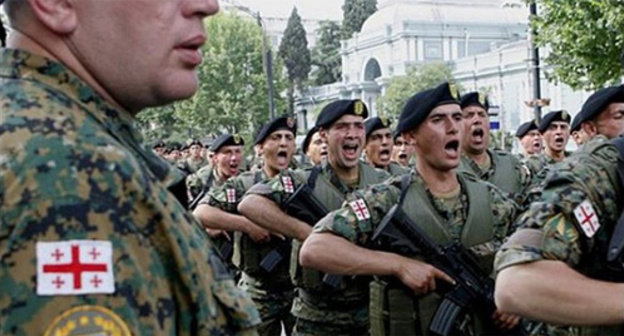 Soldiers of Georgian army. Photo: http://raznesi.info/blog/post/1701 Soldiers of Georgian army. Photo: http://raznesi.info/blog/post/1701