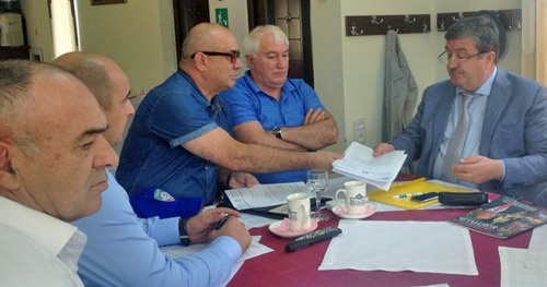 Participants of the Sixth Congress of the "United Caucasus Forum". Yessentuki, September 8, 2014. Photo courtesy of Kheda Saratova Participants of the Sixth Congress of the "United Caucasus Forum". Yessentuki, September 8, 2014. Photo courtesy of Kheda Saratova