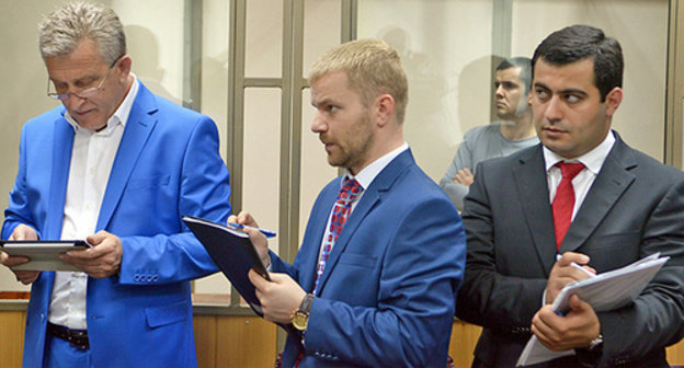 Said Amirov's defence at the court session, July 2014. Photo by Oleg Pchelov for the "Caucasian Knot" Said Amirov's defence at the court session, July 2014. Photo by Oleg Pchelov for the "Caucasian Knot"