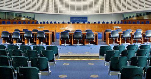 The session hall of the European Court of Human Rights. France, Strasbourg. CherryX The session hall of the European Court of Human Rights. France, Strasbourg. CherryX