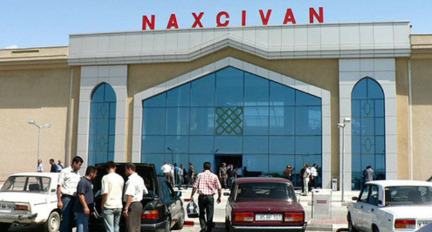 Nakhichevan airport. Photo: Ds 02006 https://ru.wikipedia.org/wiki/%D0%9D%D0%B0%D1%85%D0%B8%D1%87%D0%B5%D0%B2%D0%B0%D0%BD%D1%8C_(%D0%B0%D1%8D%D1%80%D0%BE%D0%BF%D0%BE%D1%80%D1%82)#mediaviewer/File:NAJ_front1.jpg Nakhichevan airport. Photo: Ds 02006 https://ru.wikipedia.org/wiki/%D0%9D%D0%B0%D1%85%D0%B8%D1%87%D0%B5%D0%B2%D0%B0%D0%BD%D1%8C_(%D0%B0%D1%8D%D1%80%D0%BE%D0%BF%D0%BE%D1%80%D1%82)#mediaviewer/File:NAJ_front1.jpg