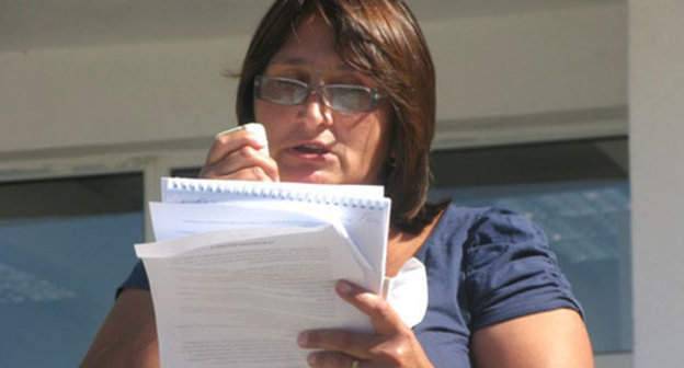 Svetlana Isaeva. Photo: the organization "Mothers of Dagestan for Human Rights", http://materi-dagestana.com/ Svetlana Isaeva. Photo: the organization "Mothers of Dagestan for Human Rights", http://materi-dagestana.com/