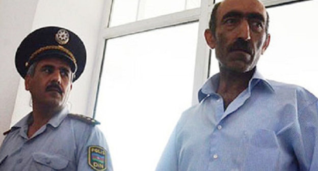 Sardar Alibeili in the courtroom. August 2013. Photo by IRFS Sardar Alibeili in the courtroom. August 2013. Photo by IRFS