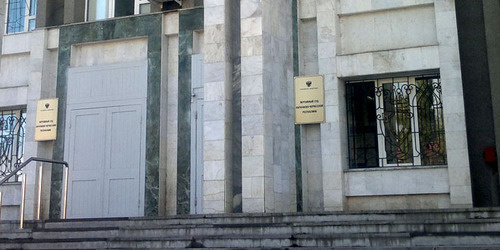 The building of the Supreme Court of KChR. October 21, 2014. Photo by Asya Kapaeva for the "Caucasian Knot" The building of the Supreme Court of KChR. October 21, 2014. Photo by Asya Kapaeva for the "Caucasian Knot"