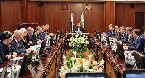 Ingushetia government discusses the issue of celebrations in connection with the 60th birthday of Ruslan Aushev. Photo: http://www.ingushetia.ru/m-news/archives/ZS1A6018.jpg Ingushetia government discusses the issue of celebrations in connection with the 60th birthday of Ruslan Aushev. Photo: http://www.ingushetia.ru/m-news/archives/ZS1A6018.jpg