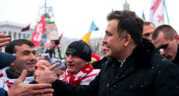 Mikhail Saakashvili (on the left). Photo: VOA - Voice of America, Russian service https://ru.wikipedia.org Mikhail Saakashvili (on the left). Photo: VOA - Voice of America, Russian service https://ru.wikipedia.org