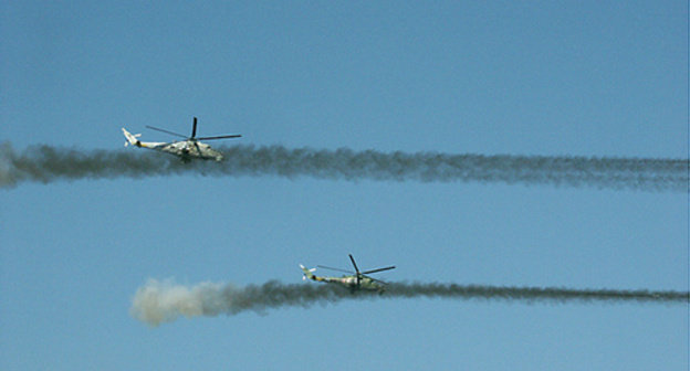 Attack helicopters. Photo: http://www.mil.am/1295276098/page/5 Attack helicopters. Photo: http://www.mil.am/1295276098/page/5