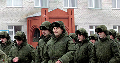 Recruits from Chechnya. Photo: Musa Saidulaev http://www.grozny-inform.ru/ Recruits from Chechnya. Photo: Musa Saidulaev http://www.grozny-inform.ru/