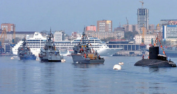The Pacific Fleet of Russia. Vladivostok. Photo: Vitaliy Ankov https://ru.wikipedia.org/ The Pacific Fleet of Russia. Vladivostok. Photo: Vitaliy Ankov https://ru.wikipedia.org/
