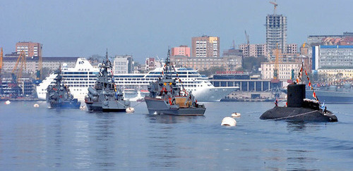 The Pacific Fleet of Russia. Vladivostok. Photo: Vitaliy Ankov https://ru.wikipedia.org/ The Pacific Fleet of Russia. Vladivostok. Photo: Vitaliy Ankov https://ru.wikipedia.org/