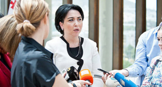 Eka Beseliya, the Chair of the Parliamentary Committee on Human Rights and Civil Integration, one of the authors of the amendments. Photo by ALexander Imedashvili, NEWSGEORGIA, http://newsgeorgia.ru/politics/20141119/217145946.html Eka Beseliya, the Chair of the Parliamentary Committee on Human Rights and Civil Integration, one of the authors of the amendments. Photo by ALexander Imedashvili, NEWSGEORGIA, http://newsgeorgia.ru/politics/20141119/217145946.html