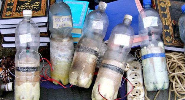 Improvised explosive devices. Photo http://nac.gov.ru/ Improvised explosive devices. Photo http://nac.gov.ru/