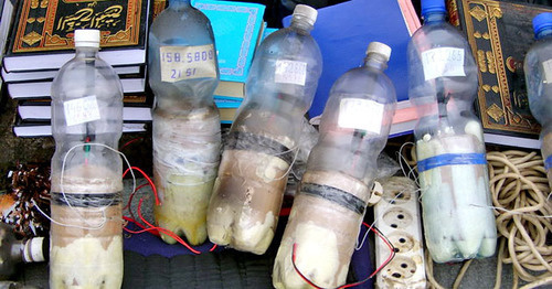 Improvised explosive devices. Photo http://nac.gov.ru/ Improvised explosive devices. Photo http://nac.gov.ru/