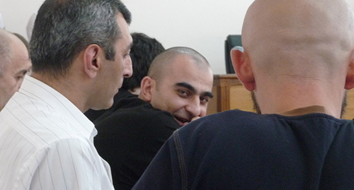 Advocate Ara Zakaryan and his client Tigran Petrosyan. Photo by Armine Martirosyan for the "Caucasian Knot" Advocate Ara Zakaryan and his client Tigran Petrosyan. Photo by Armine Martirosyan for the "Caucasian Knot"