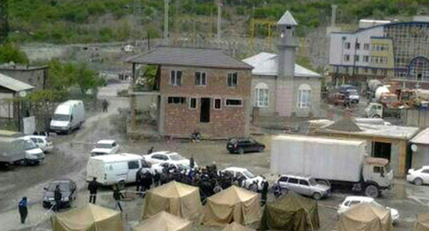Headquaters of counterterrorist operation in the village of Gimry, Untsukul District of Dagestan. Photo: http://gimry.ucoz.com/ Headquaters of counterterrorist operation in the village of Gimry, Untsukul District of Dagestan. Photo: http://gimry.ucoz.com/