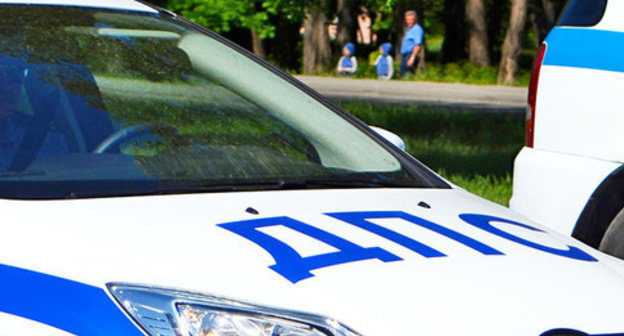 Traffic police car. Photo by Oleg Pchelov the ‘Caucasian Knot’. Traffic police car. Photo by Oleg Pchelov the ‘Caucasian Knot’.