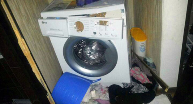 Domestic appliances in the settlement of Vremenny after CTO has finished its work. Photo by Aminat M. Domestic appliances in the settlement of Vremenny after CTO has finished its work. Photo by Aminat M.