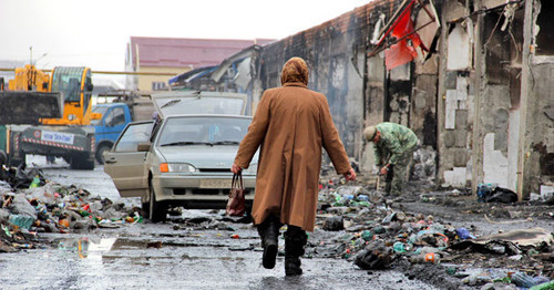 Market "Berkat" after the militants' attack. Grozny, December 5, 2014. Photo by Magomed Magomedov for the "Caucasian Knot" Market "Berkat" after the militants' attack. Grozny, December 5, 2014. Photo by Magomed Magomedov for the "Caucasian Knot"