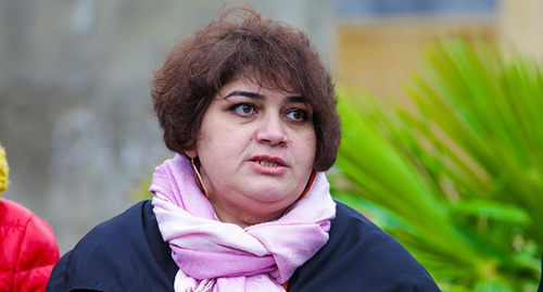 Khadija Ismayilova. Photo by Aziz Karimov for the "Caucasian Knot" Khadija Ismayilova. Photo by Aziz Karimov for the "Caucasian Knot"