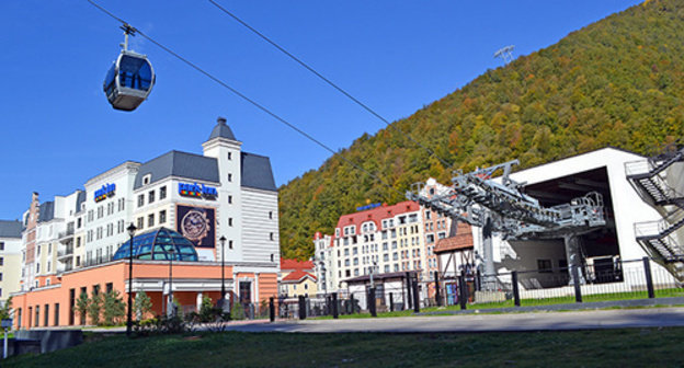 Roza Khutor Alpine Resort. Photo by Svetlana Kravchenko for the ‘Caucasian Knot’. Roza Khutor Alpine Resort. Photo by Svetlana Kravchenko for the ‘Caucasian Knot’.