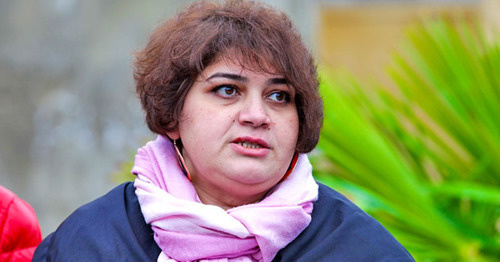 Khadija Ismayilova. Photo by Aziz Karimov for the ‘Caucasian Knot’. Khadija Ismayilova. Photo by Aziz Karimov for the ‘Caucasian Knot’.
