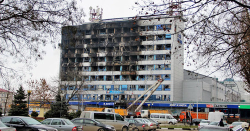 The House of Press after CTO. Grozny, December 4, 2014. Photo by Magomed Magomedov for the "Caucasian Knot" The House of Press after CTO. Grozny, December 4, 2014. Photo by Magomed Magomedov for the "Caucasian Knot"