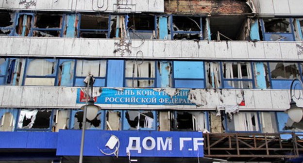The House of Press after CTO. Grozny, December 4, 2014. Photo by Magomed Magomedov for the "Caucasian Knot" The House of Press after CTO. Grozny, December 4, 2014. Photo by Magomed Magomedov for the "Caucasian Knot"