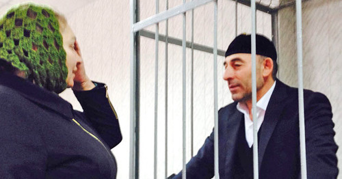 The Imam of Kislovodsk Kurman-Ali Baichorov in the courtroom. The Stavropol Territory, December 18, 2014. Photo by Akhmed Aldebirov for the "Caucasian Knot" The Imam of Kislovodsk Kurman-Ali Baichorov in the courtroom. The Stavropol Territory, December 18, 2014. Photo by Akhmed Aldebirov for the "Caucasian Knot"