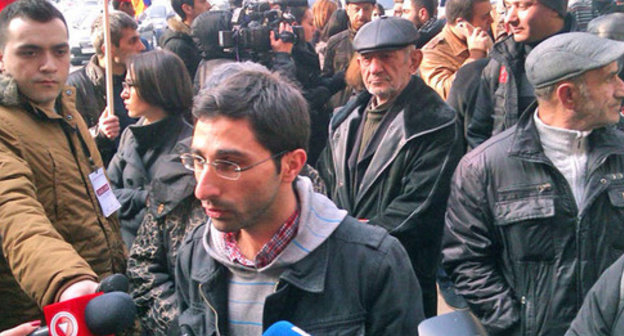 A protest action against rise in prices. Yerevan, December 18, 2014. Photo http://www.tert.am/ru/ A protest action against rise in prices. Yerevan, December 18, 2014. Photo http://www.tert.am/ru/