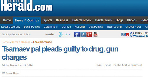 Screenshot of a website BostonHerald.com page dedicated to the trial in case of Johar Tsarnaev. Photo: https://bostonherald.com/ Screenshot of a website BostonHerald.com page dedicated to the trial in case of Johar Tsarnaev. Photo: https://bostonherald.com/