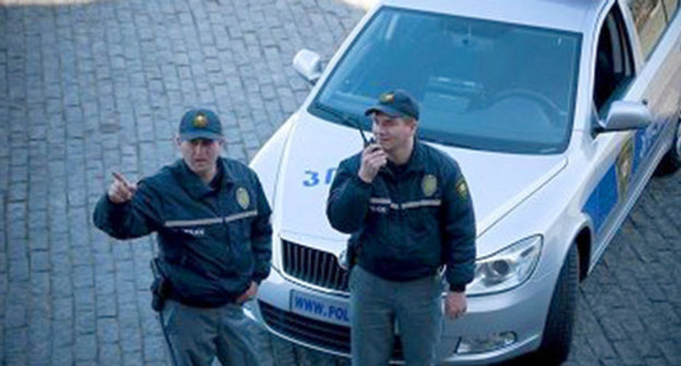 Policemen in the streets of Tbilisi. Photo by press service of Georgian MIA. Policemen in the streets of Tbilisi. Photo by press service of Georgian MIA.