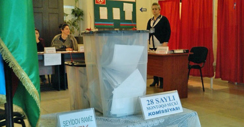 Municipal elections in Azerbaijan, at the polling station, December 23, 2014. Photo by Kyamal Ali for the ‘Caucasian Knot’. 