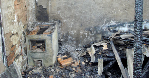A house demolished by by law enforcers. Chechnya. Photo http://www.memo.ru/ A house demolished by by law enforcers. Chechnya. Photo http://www.memo.ru/