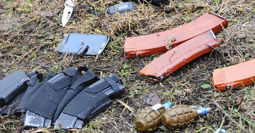 Firearms and ammunition. Photo http://nac.gov.ru/ Firearms and ammunition. Photo http://nac.gov.ru/