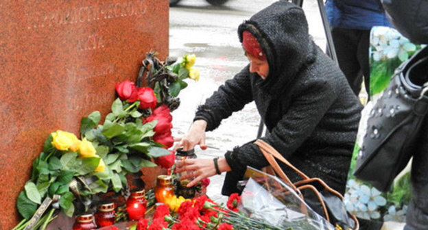 Mourning rally in memory of victims of terror acts in Volgograd. December 30, 2014. Photo by Tatyana Filimonova for the "Caucasian Knot" Mourning rally in memory of victims of terror acts in Volgograd. December 30, 2014. Photo by Tatyana Filimonova for the "Caucasian Knot"