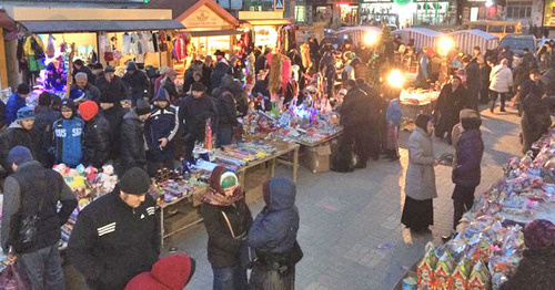 Festal market in Makhachkala. December 31, 2014. Photo by Magomed Magomedov Festal market in Makhachkala. December 31, 2014. Photo by Magomed Magomedov