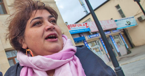 Khadija Ismayilova. Photo by Aziz Karimov for the "Caucasian Knot" Khadija Ismayilova. Photo by Aziz Karimov for the "Caucasian Knot"